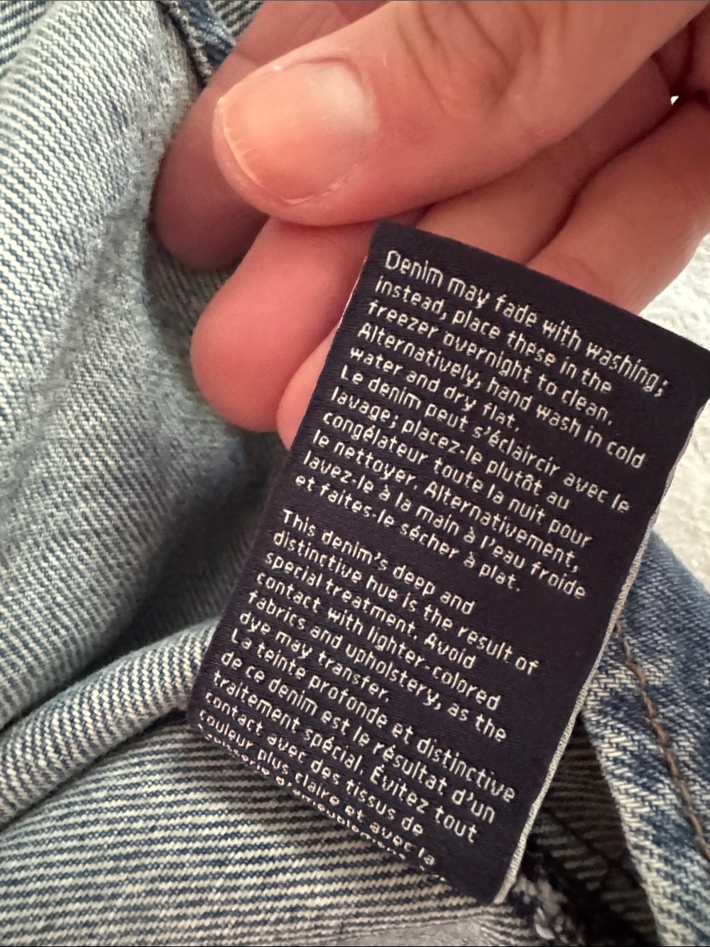 KHAITE Light Blue Denim Jean Jacket - Picture 10 of 12